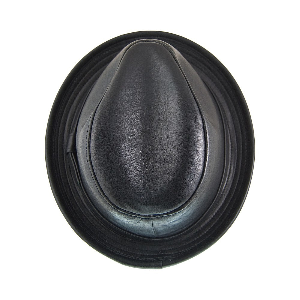 Gorro de piel Trilby de New York Hat Company - Negro