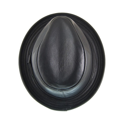 Gorro de piel Trilby de New York Hat Company - Negro