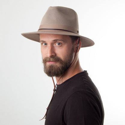 Sombrero australiano ventilado Jaxon & James - Kaki