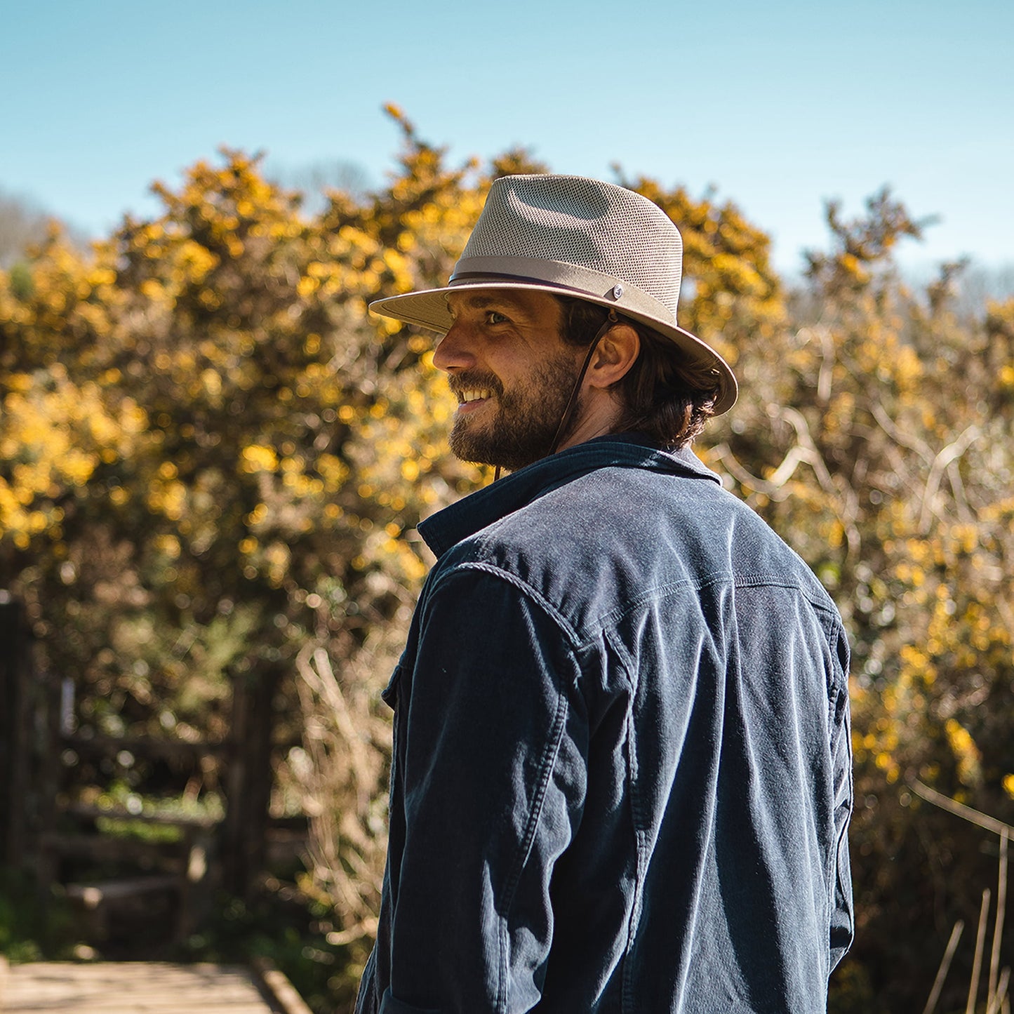 Sombrero australiano ventilado Jaxon & James - Kaki