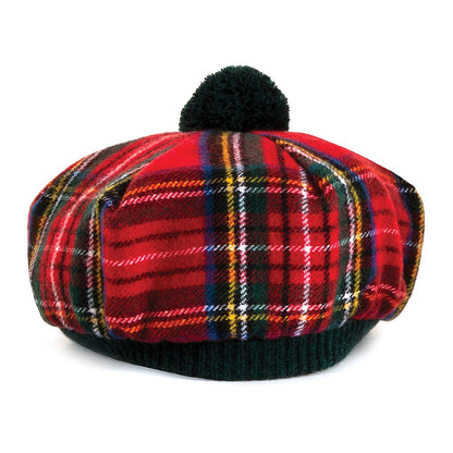 Sombrero Tam O' Shanter de lana de Lochcarron Of Scotland - Rojo