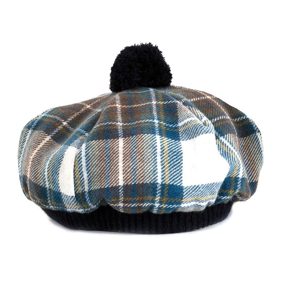Sombrero Tam O' Shanter de lana de Lochcarron Of Scotland - Azul