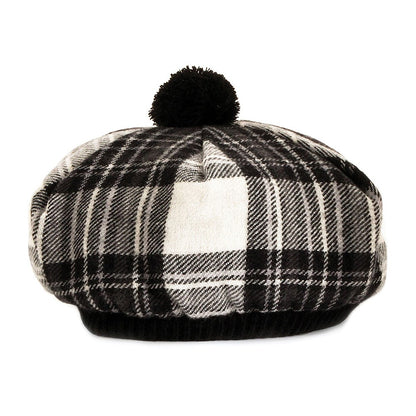 Sombrero Tam O' Shanter de lana de Lochcarron Of Scotland-Gris Stewart