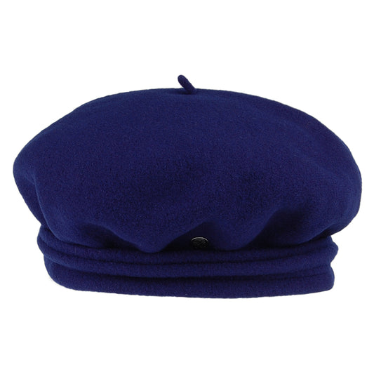 Boina Chopin de lana merino de Laulhère - Azul Real