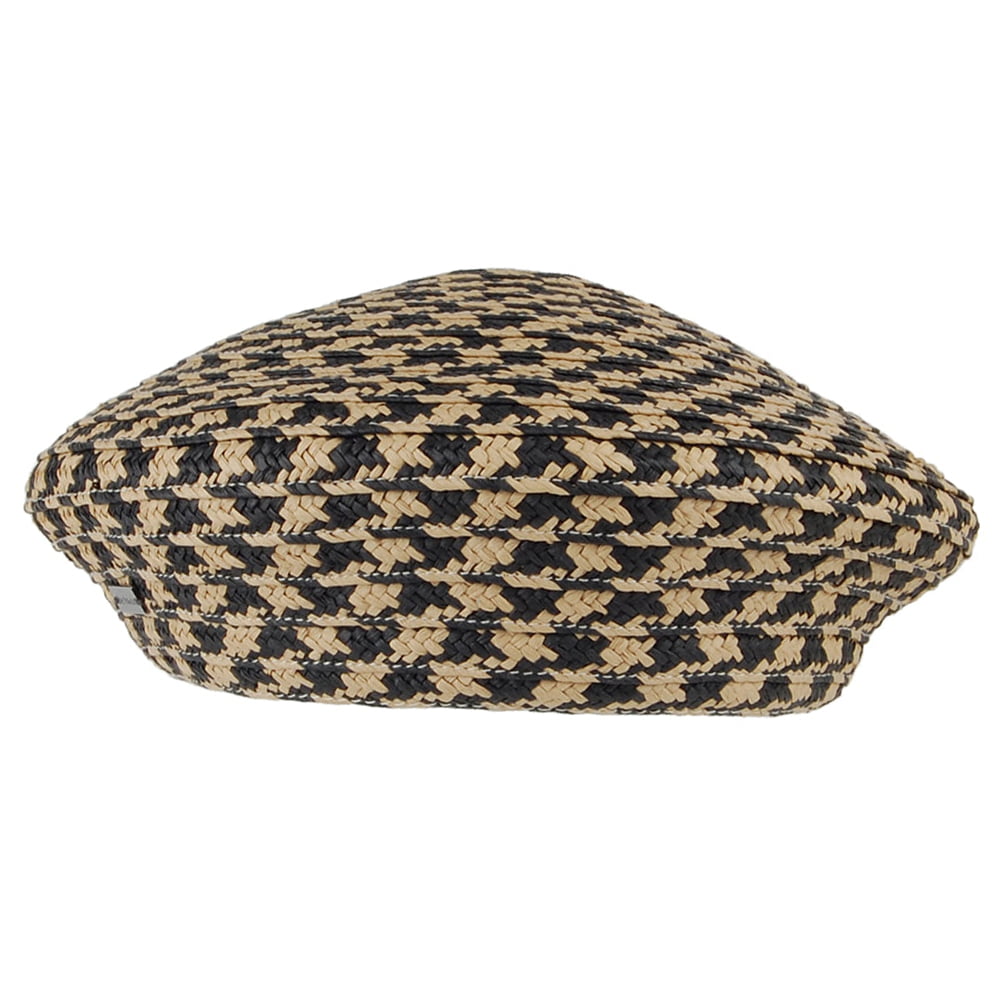 Boina Christine Summer pata de gallo de Betmar - Negro-Natural