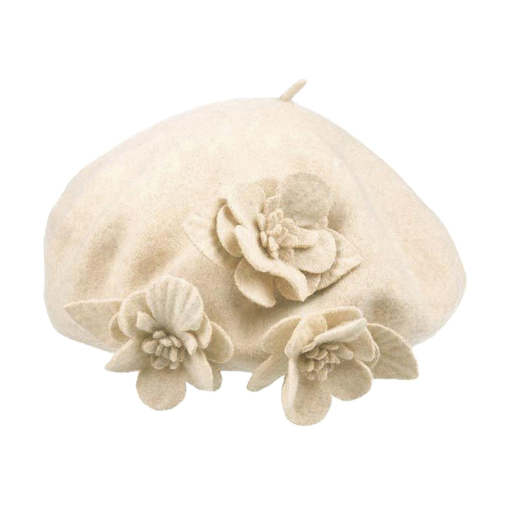 Boina Flor de Betmar - Blanco