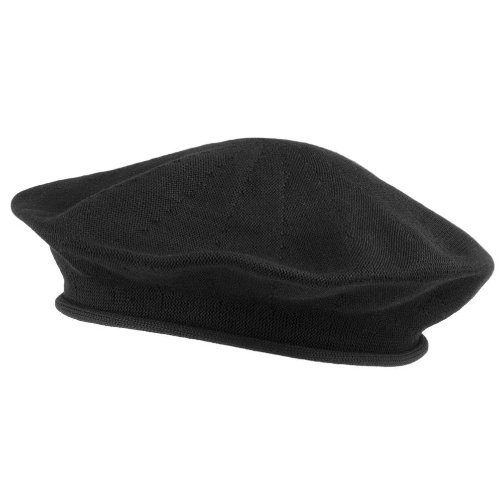 Boina Parkhurst de algodón de 26.6 cm - Negro
