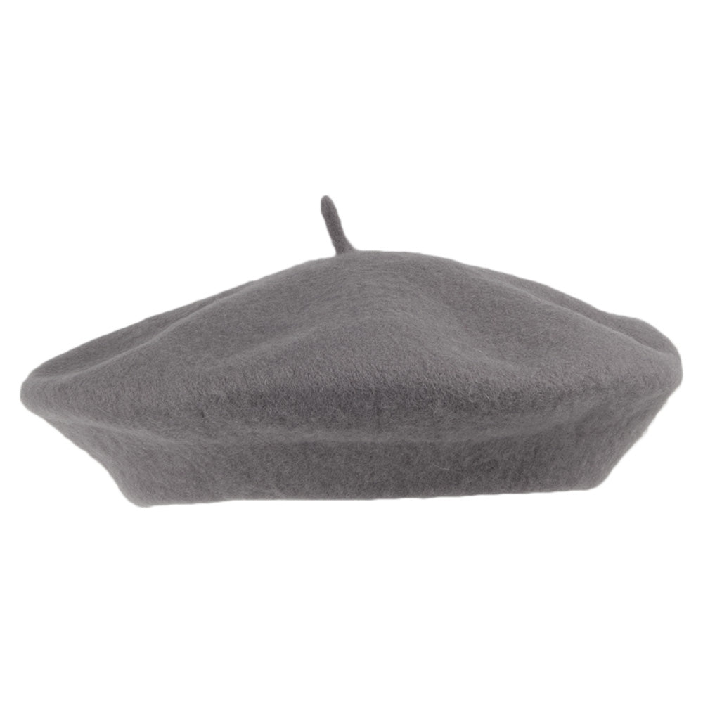 Boina Fashion de lana de Village Hats - Gris