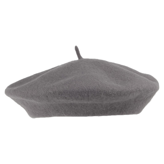 Boina Fashion de lana de Village Hats - Gris