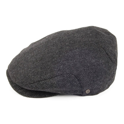 Gorra plana Visera extendida diseño de espiga de Jaxon & James - Antracita