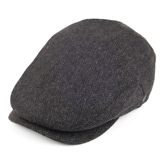 Gorra plana Visera extendida diseño de espiga de Jaxon & James - Antracita