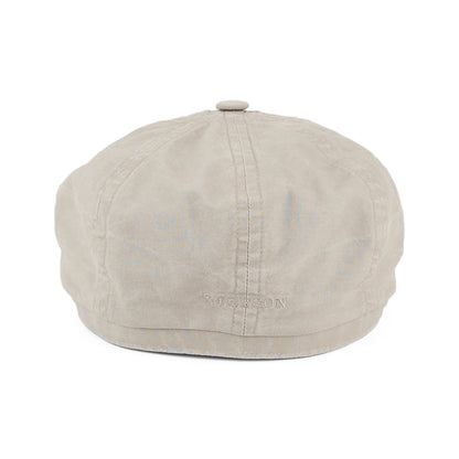 Gorra Newsboy Hatteras algodón orgánico de Stetson Hats - Arena
