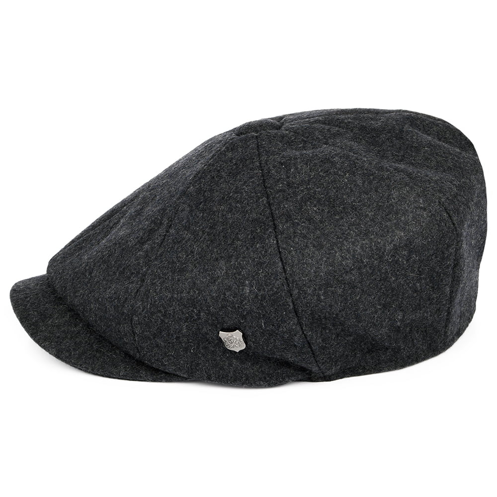 Gorra Newsboy Alfie de Melton de Failsworth - Gris