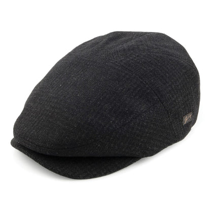 Gorra plana Ormond a cuadros de Bailey - Negro