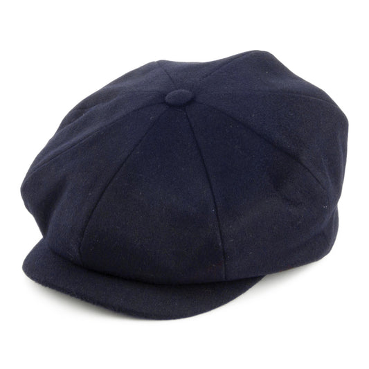 Gorra Newsboy de lana Loden de City Sport - Azul Marino