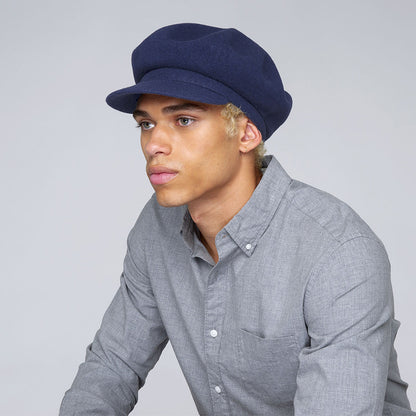 Gorra Spitfire de lana de Kangol - Azul Marino