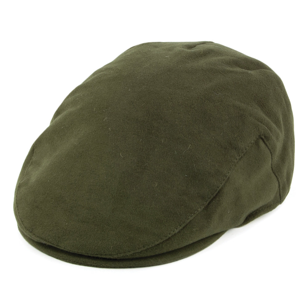 Gorra plana impermeable tela suave de algodón Failsworth - Verde Oliva
