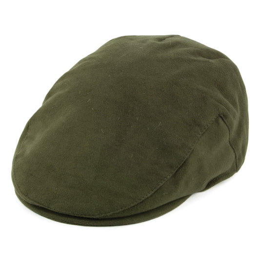 Gorra plana impermeable tela suave de algodón Failsworth - Verde Oliva