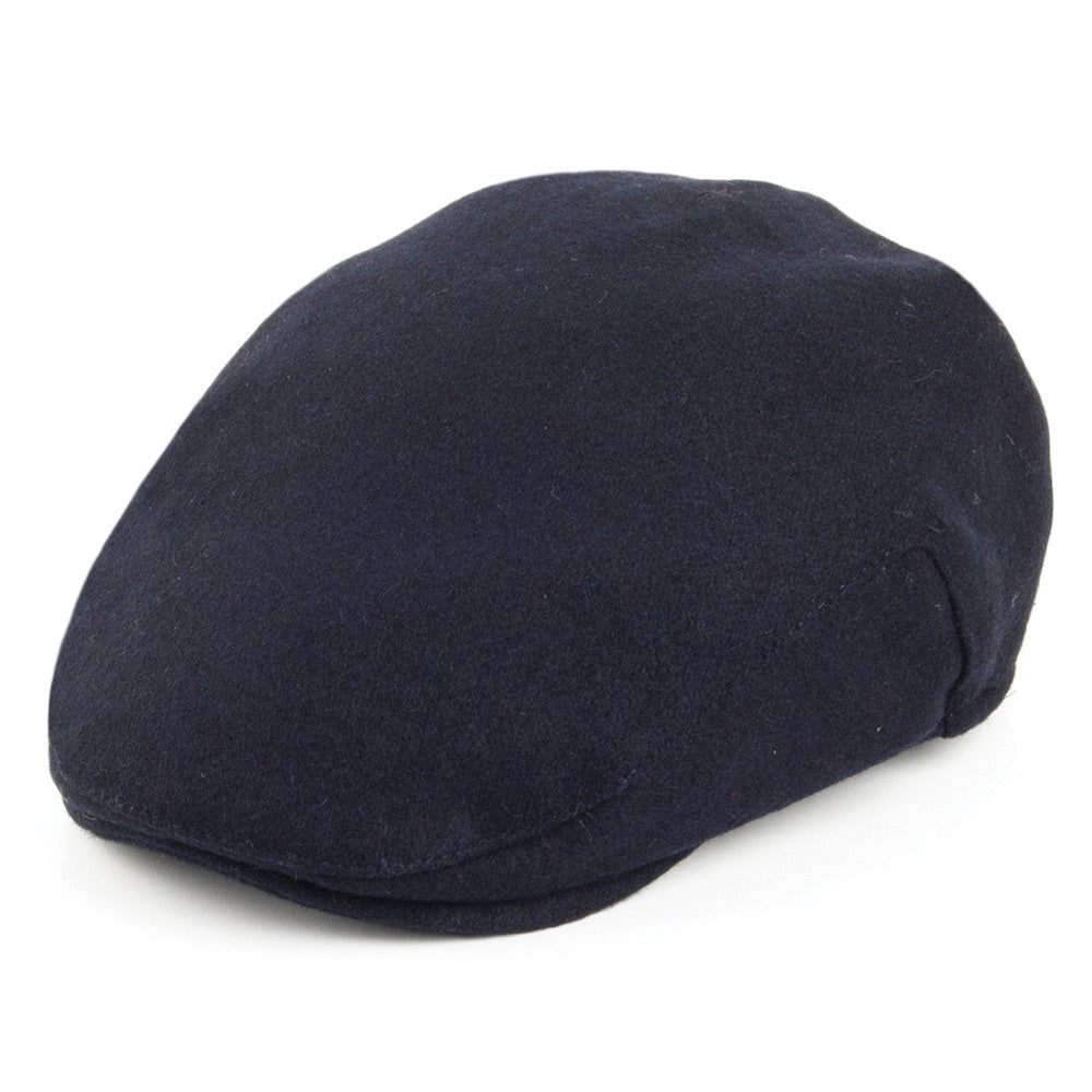 Gorra plana de melton de Failsworth - Azul Marino