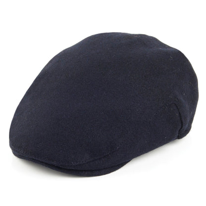 Gorra plana de melton de Failsworth - Azul Marino