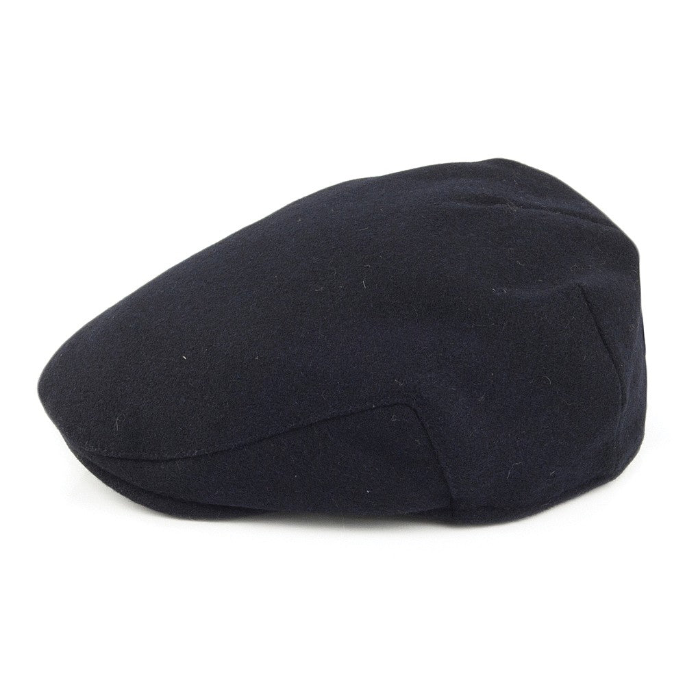 Gorra plana de melton de Failsworth - Azul Marino