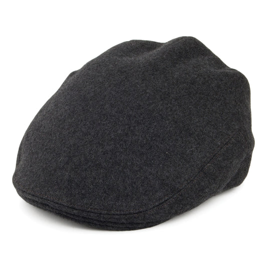 Gorra plana Worcester de lana resistente al agua de Olney - Antracita