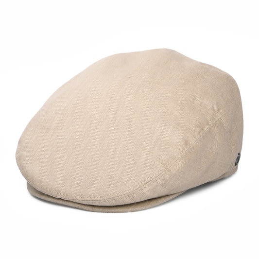 Gorra plana de lino de Jaxon & James - Natural