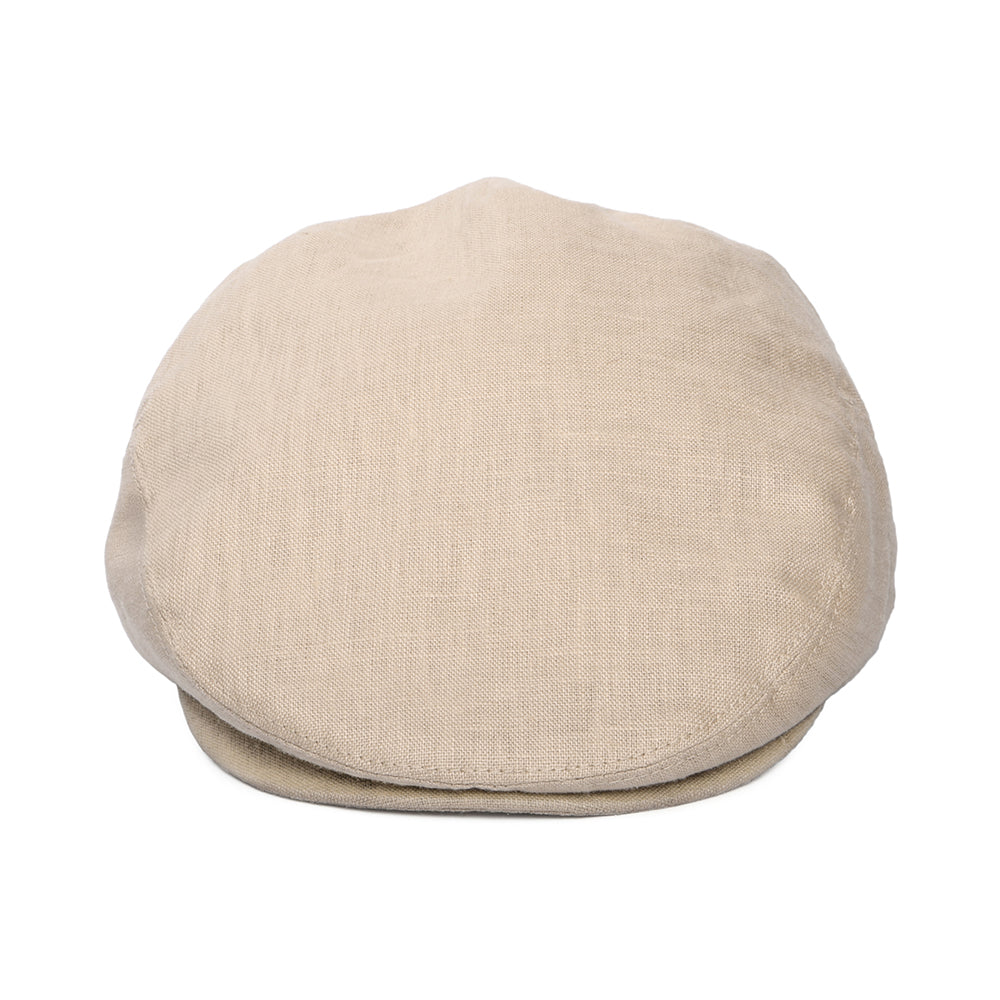 Gorra plana de lino de Jaxon & James - Natural