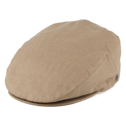 Gorra plana de lino de Jaxon & James - Camel