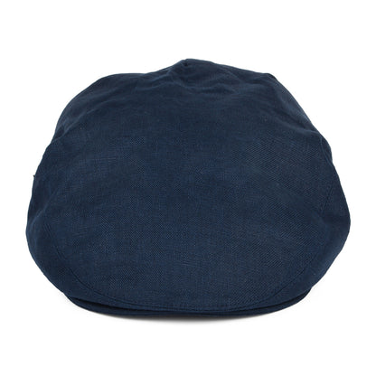 Gorra plana de lino de Failsworth - Azul Marino