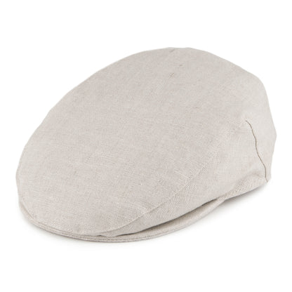 Gorra plana de lino de Failsworth - Natural