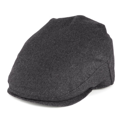 Gorra plana Balmoral de pura cachemira de Christys - Antracita