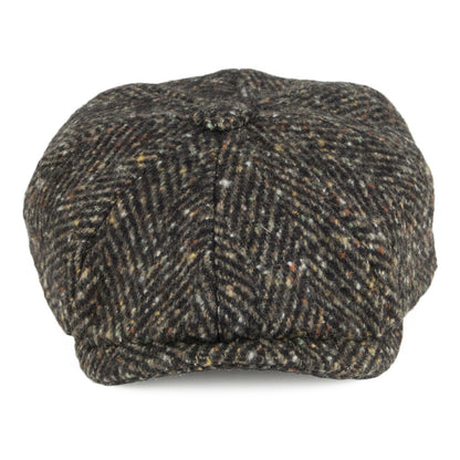 Gorra Newsboy de diseño de espiga de Olney - Verde Oliva