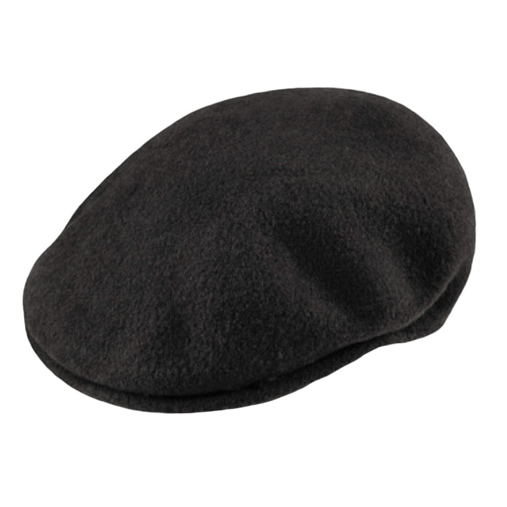 Gorra plana 504 de lana de Kangol - Negro