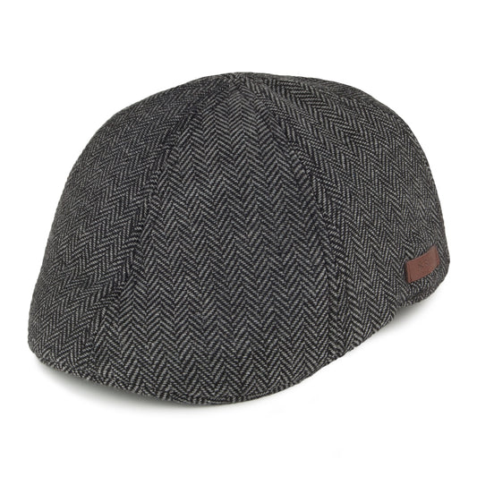 Gorra plana Mr. Mitchell Duckbill Ornitorrinco diseño de espiga con etiqueta Marrón de Barts - Negro