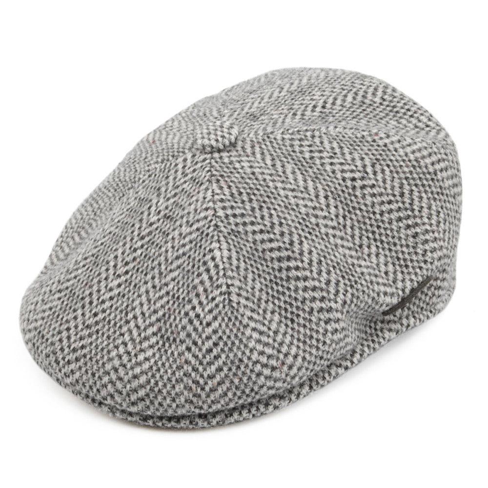 Gorra plana de diseño de Espiga de Kangol - Gris