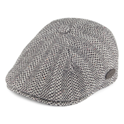 Gorra plana 507 de diseño de Espiga de Kangol - Gris-Negro