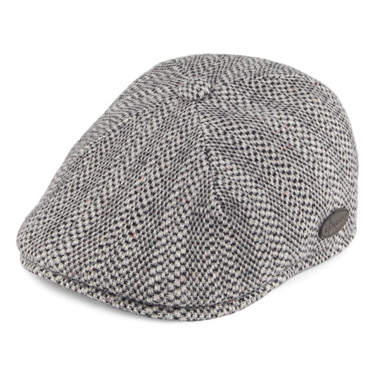 Gorra plana 507 de diseño de Espiga de Kangol - Gris-Negro