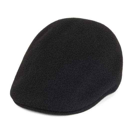 Gorra plana Seamless Wool 507 de Kangol - Negro