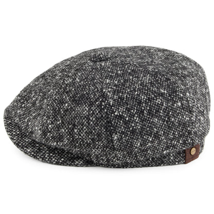 Gorra Newsboy Hatteras de Tweed Donegal de Stetson - Antracita