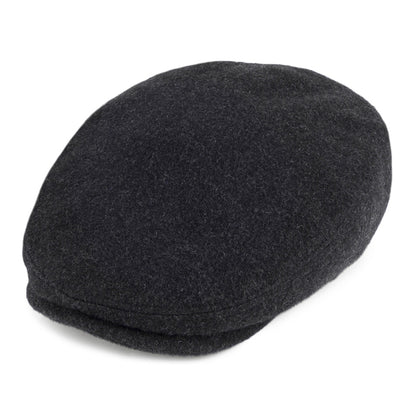 Gorra Plana Kent de lana-cachemira con orejeras de Stetson - Antracita