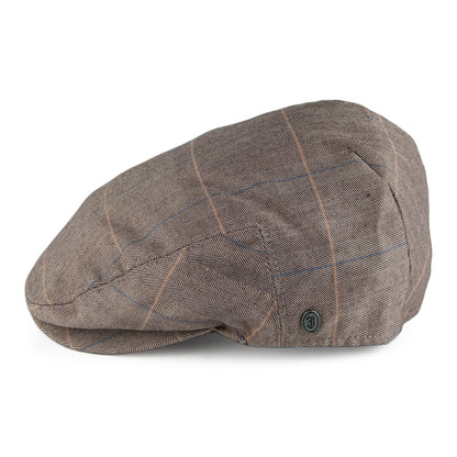 Gorra plana Burgess de Jaxon & James - Mezcla Marrón