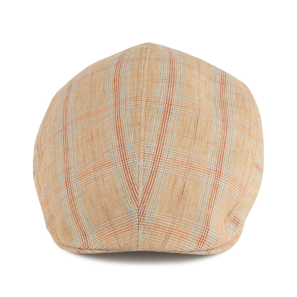 Gorra plana Brighton de lino de Crambes - Mostaza