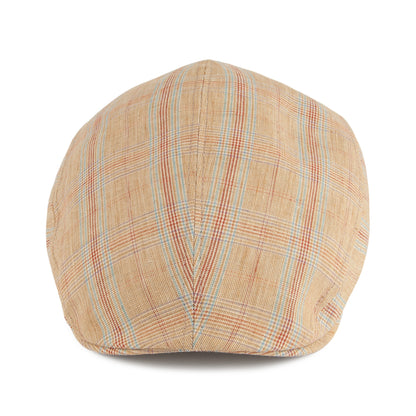 Gorra plana Brighton de lino de Crambes - Mostaza