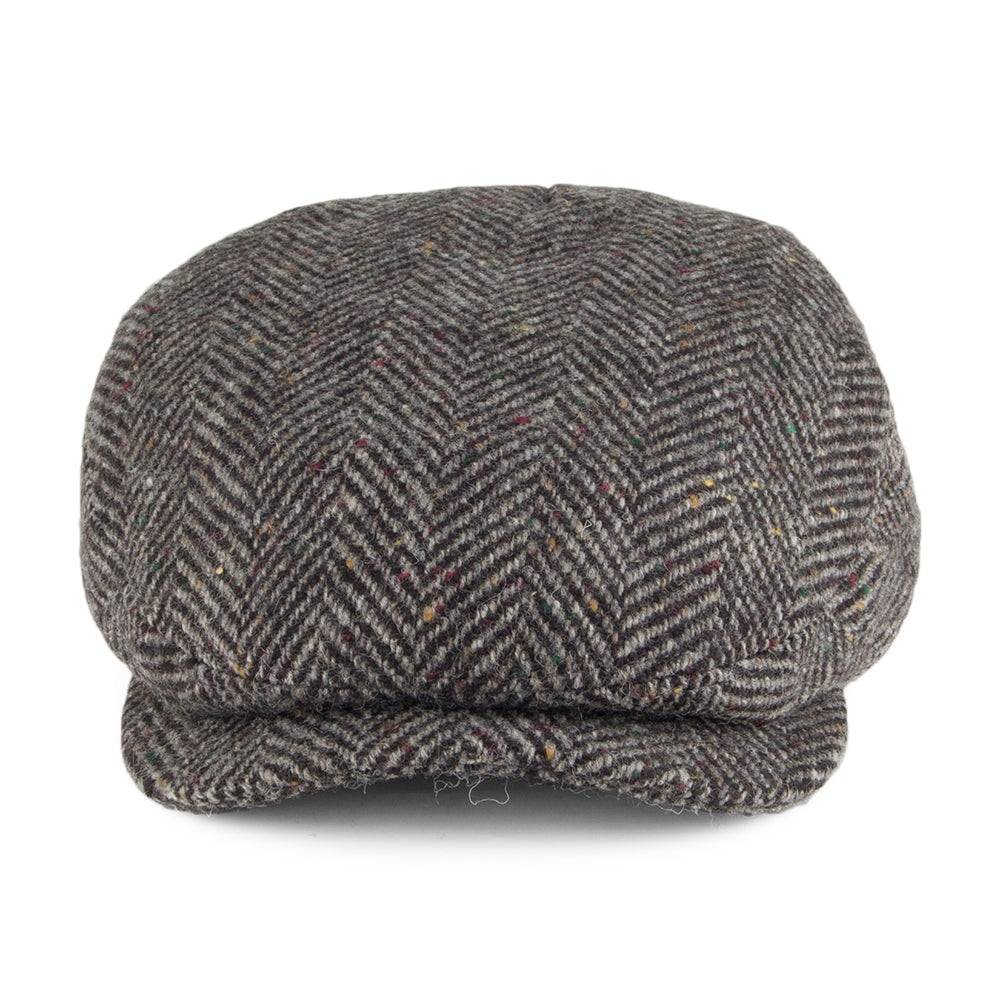 Gorra plana visera prolongada Donegal Windsor de Failsworth -Antracita