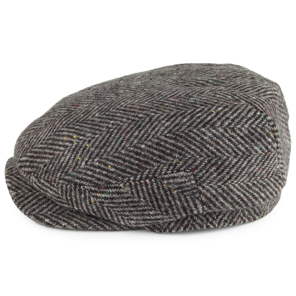 Gorra plana visera prolongada Donegal Windsor de Failsworth -Antracita