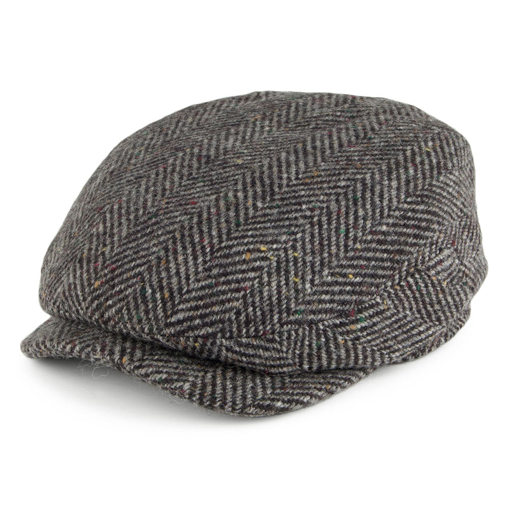 Gorra plana visera prolongada Donegal Windsor de Failsworth -Antracita