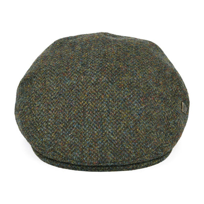 Gorra plana Stornoway de HARRIS TWEED de Failsworth - Mezcla de Oliva