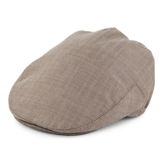 Gorra plana Chicago de diseño de espiga de Jaxon & James - Bronce