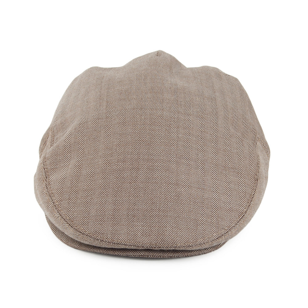 Gorra plana Chicago de diseño de espiga de Jaxon & James - Bronce